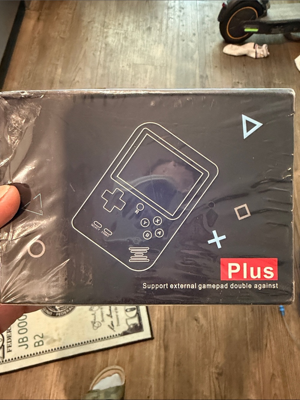 Handheld Retro Game Console - Black